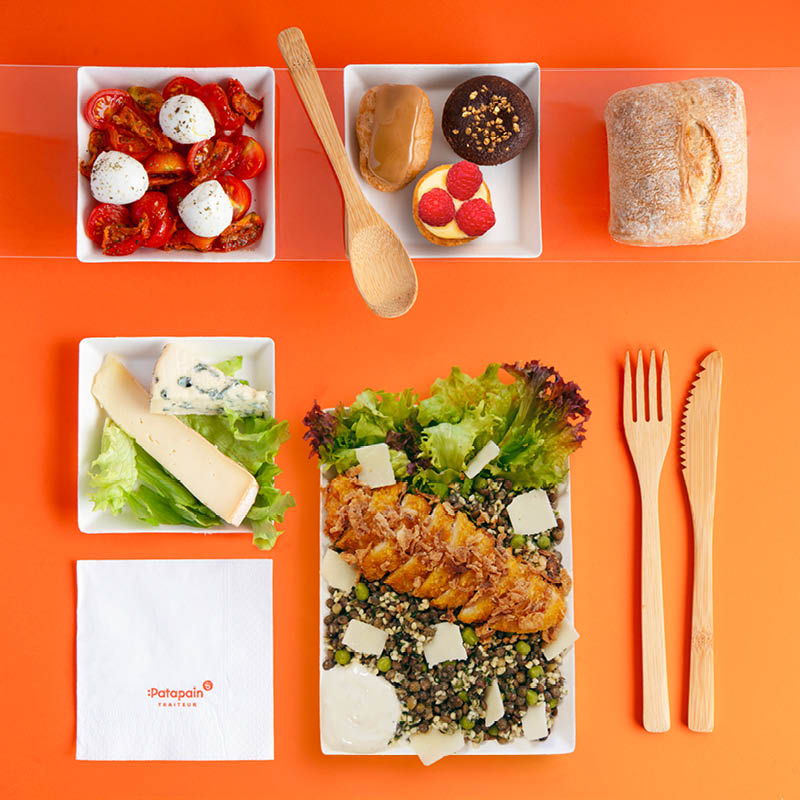 Plateau repas business au poulet