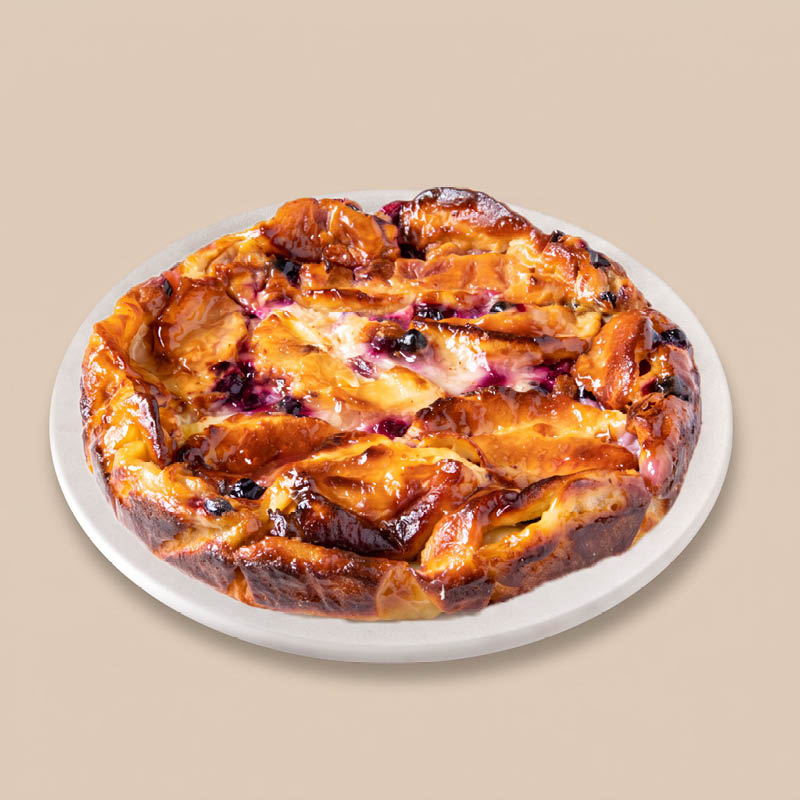 Clafoutis pomme cassis