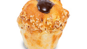 Muffin nature coeur coulant chocolat noisette