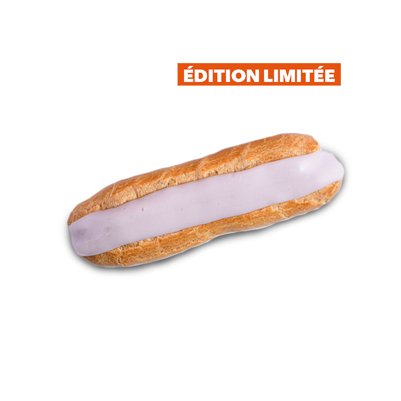 Patisserie eclair cassis