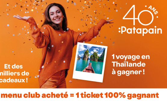 Jeu des 40 ans avec un voyage en thailande à gagner