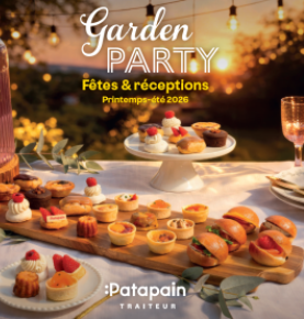 Livret traiteur Patapain : fêtes et réceptions